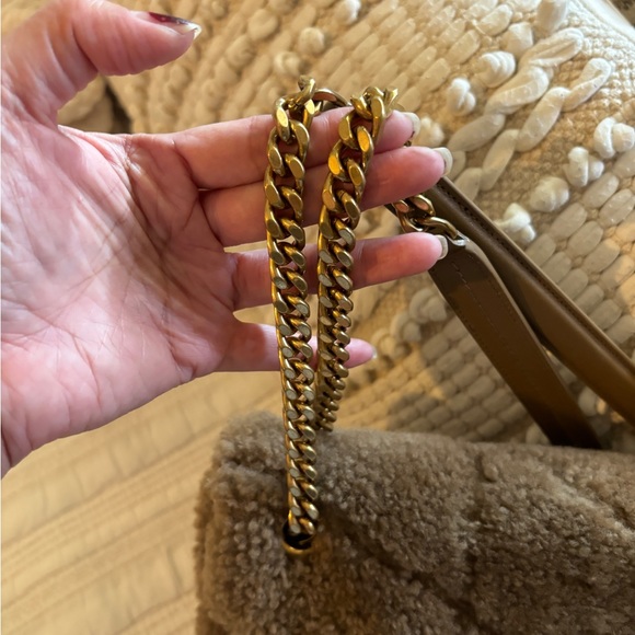 ✨SOLD✨SAINT LAURENT Shearling Loulou, Brown - Medium - Picture 6 of 15